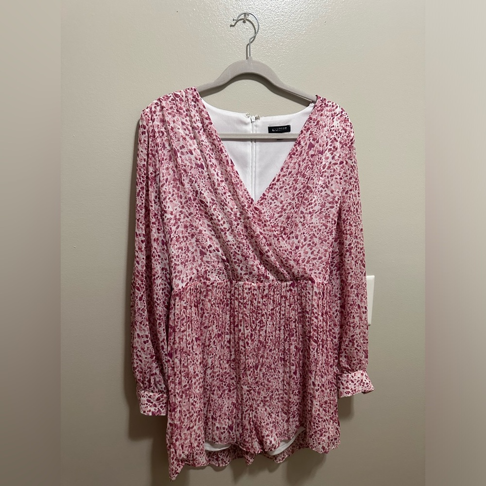 Express pleated romper